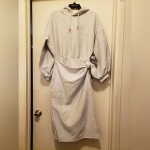 Zerina Akers for Bar III HTHR Belle Grey  Sweater Dress Medium